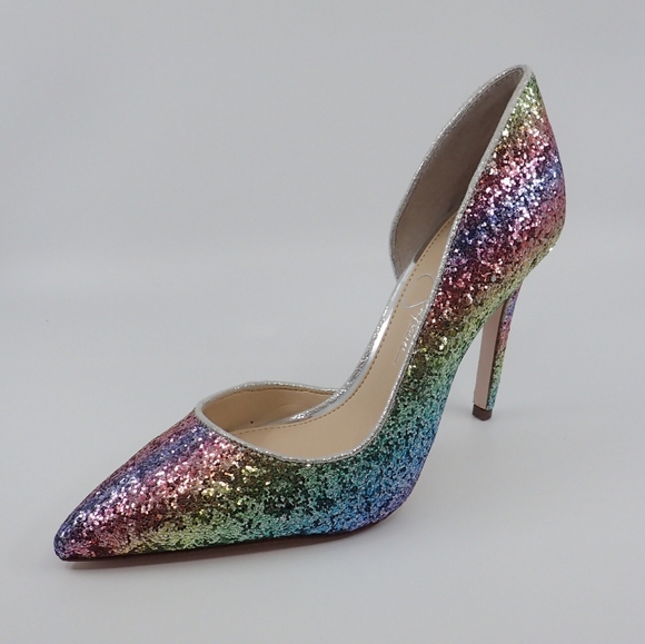 jessica simpson rainbow heels